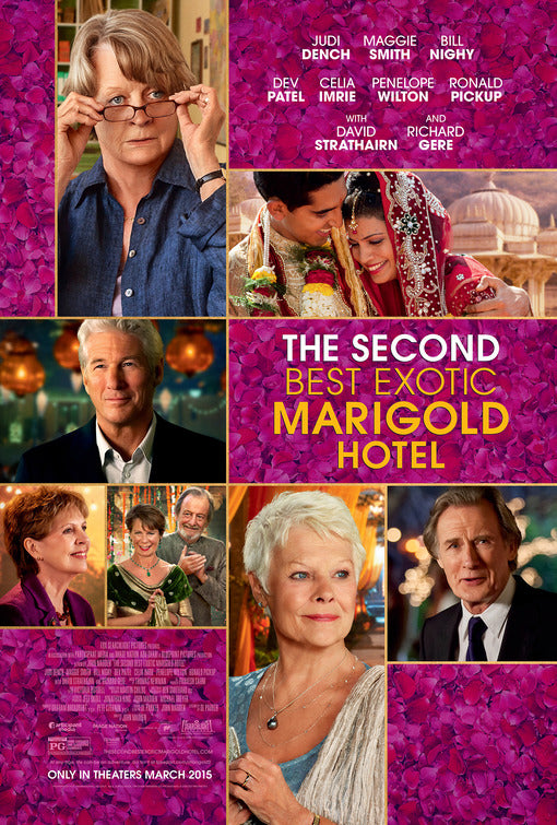 1000 piece jigsaw puzzle for the movie poster: The Second Best Exotic Marigold Hotel (2015) ver3