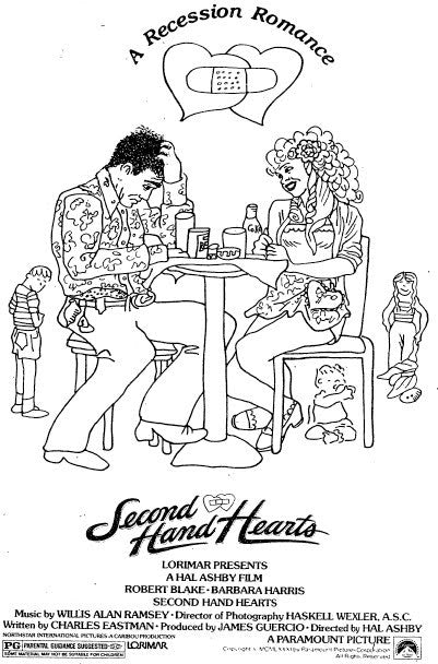 1000 piece jigsaw puzzle for the movie poster: Second-Hand Hearts (1981)
