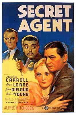 the movie poster: Secret Agent (1936)