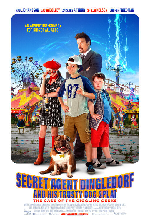 1000 piece jigsaw puzzle for the movie poster: Secret Agent Dingledorf and His Trusty Dog Splat (2021)