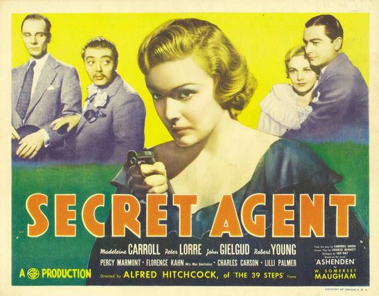the movie poster: Secret Agent (1936) ver2