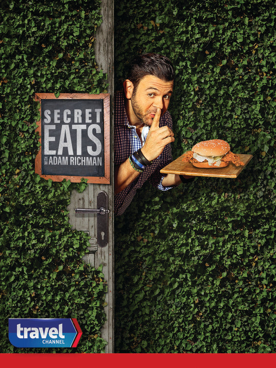 1000 piece jigsaw puzzle for tv poster: Secret Eats with Adam Richman