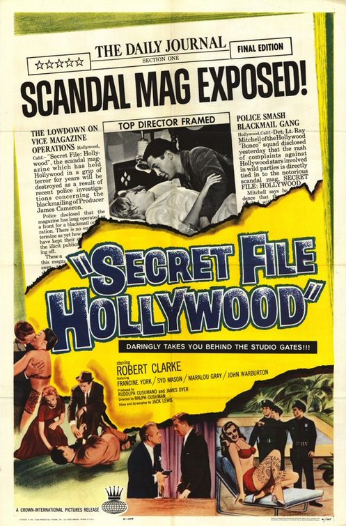 the movie poster: Secret File: Hollywood (1962)