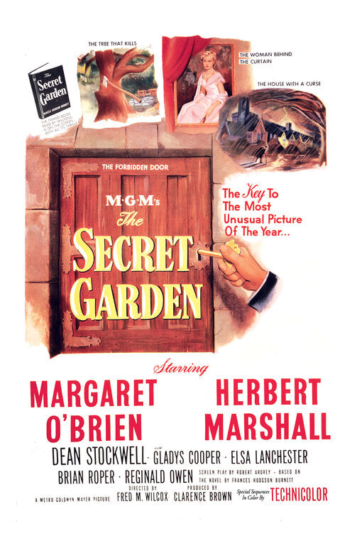 1000 piece jigsaw puzzle for the movie poster: The Secret Garden (1949) ver2