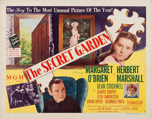 1000 piece jigsaw puzzle for the movie poster: The Secret Garden (1949) ver3