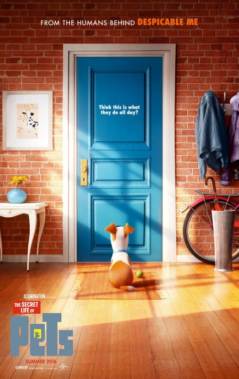 1000 piece jigsaw puzzle for the movie poster: The Secret Life of Pets (2016)