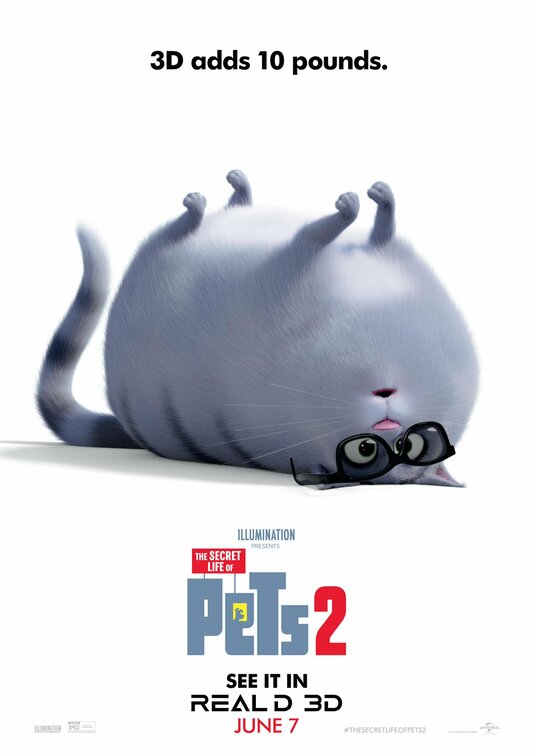1000 piece jigsaw puzzle for the movie poster: The Secret Life of Pets 2 (2019) ver23