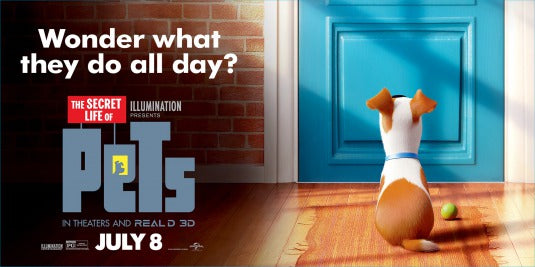 1000 piece jigsaw puzzle for the movie poster: The Secret Life of Pets (2016) ver19
