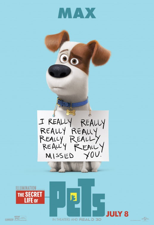 1000 piece jigsaw puzzle for the movie poster: The Secret Life of Pets (2016) ver7
