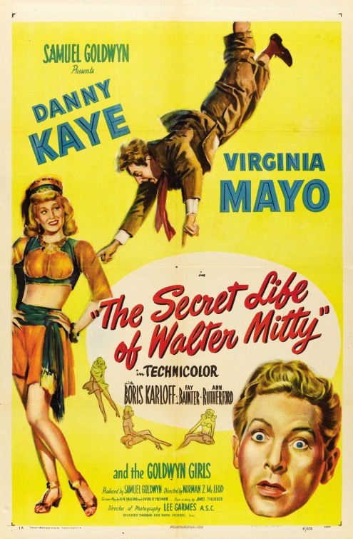 1000 piece jigsaw puzzle for the movie poster: The Secret Life of Walter Mitty (1947) ver2