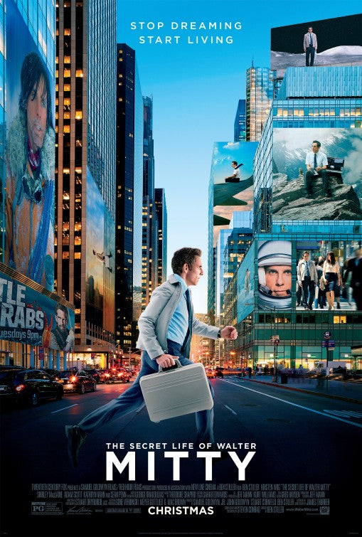 1000 piece jigsaw puzzle for the movie poster: The Secret Life of Walter Mitty (2013) ver8