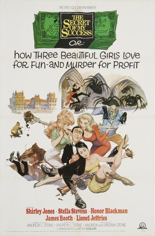 the movie poster: The Secret of My Success (1965)