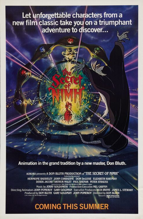 the movie poster: The Secret of NIMH (1982) ver2