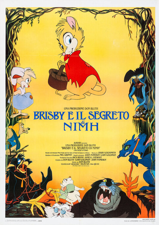 1000 piece jigsaw puzzle for the movie poster: The Secret of NIMH (1982) ver4