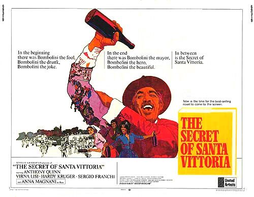 the movie poster: The Secret of Santa Vittoria (1969)
