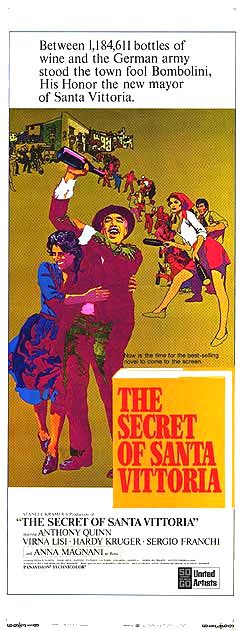 the movie poster: The Secret of Santa Vittoria (1969) ver2