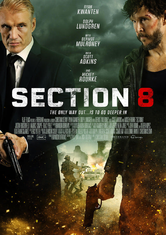 1000 piece jigsaw puzzle for the movie poster: Section 8 (2022)