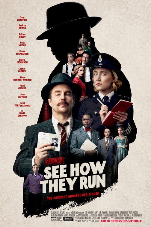 1000 piece jigsaw puzzle for the movie poster: See How They Run (2022) ver2