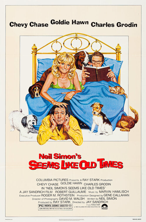 the movie poster: Seems Like Old Times (1980) ver2