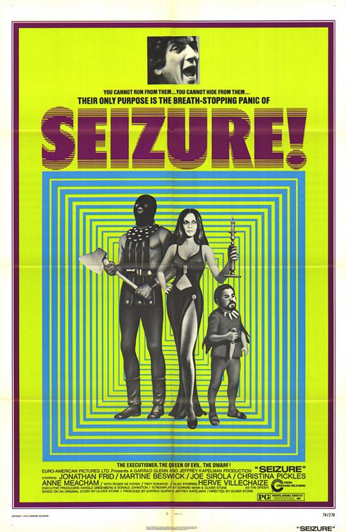 the movie poster: Seizure (1974)