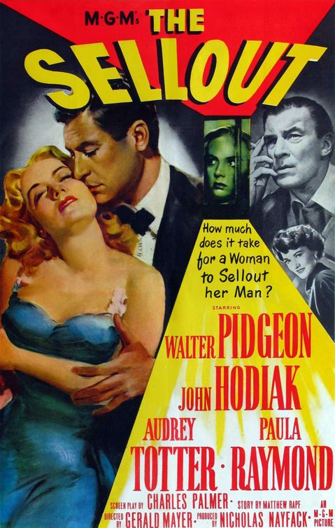 the movie poster: The Sellout (1952)