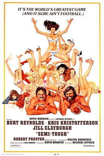 the movie poster: Semi-Tough (1977)