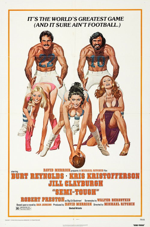 the movie poster: Semi-Tough (1977) ver2