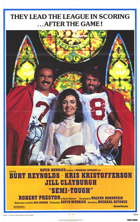 the movie poster: Semi-Tough (1977) ver3