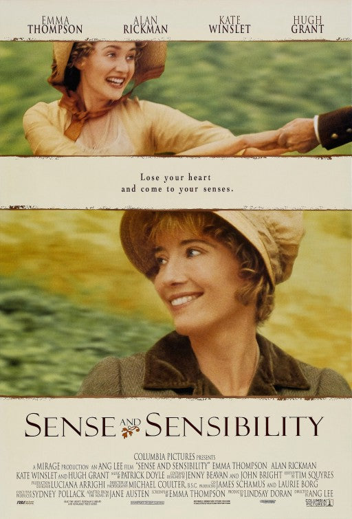 the movie poster: Sense And Sensibility (1995)