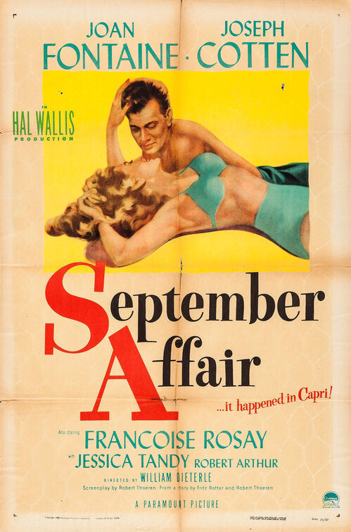 1000 piece jigsaw puzzle for the movie poster: September Affair (1950)