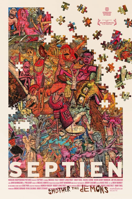 1000 piece jigsaw puzzle for the movie poster: Septien (2011)