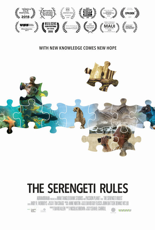 1000 piece jigsaw puzzle for the movie poster: Serengeti Rules (2018)