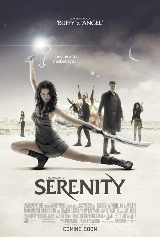 1000 piece jigsaw puzzle for the movie poster: Serenity (2005) ver2