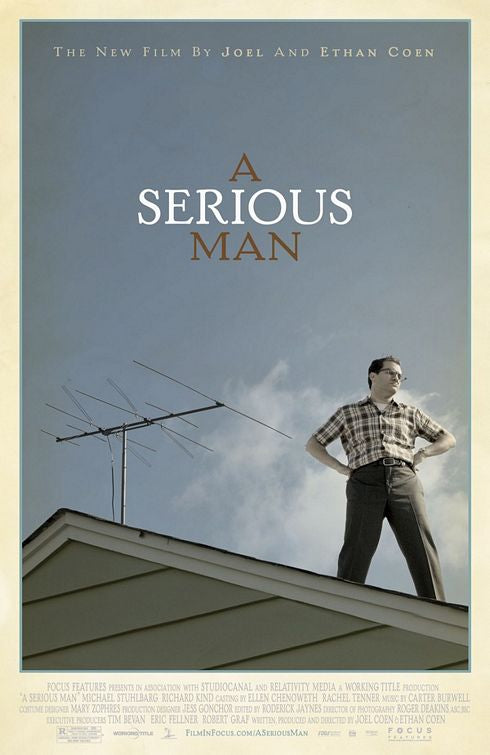 1000 piece jigsaw puzzle for the movie poster: A Serious Man (2009)