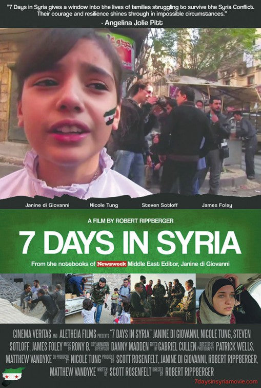 1000 piece jigsaw puzzle for the movie poster: 7 Days in Syria (2015)