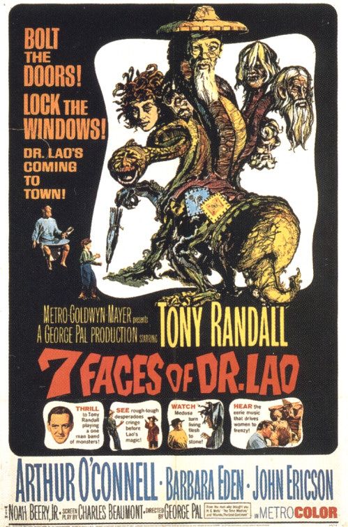 the movie poster: 7 Faces of Dr. Lao (1964) ver2