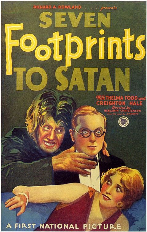 the movie poster: Seven Footprints to Satan (1929)