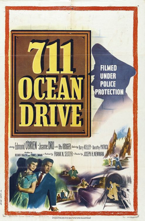 the movie poster: 711 Ocean Drive (1950)