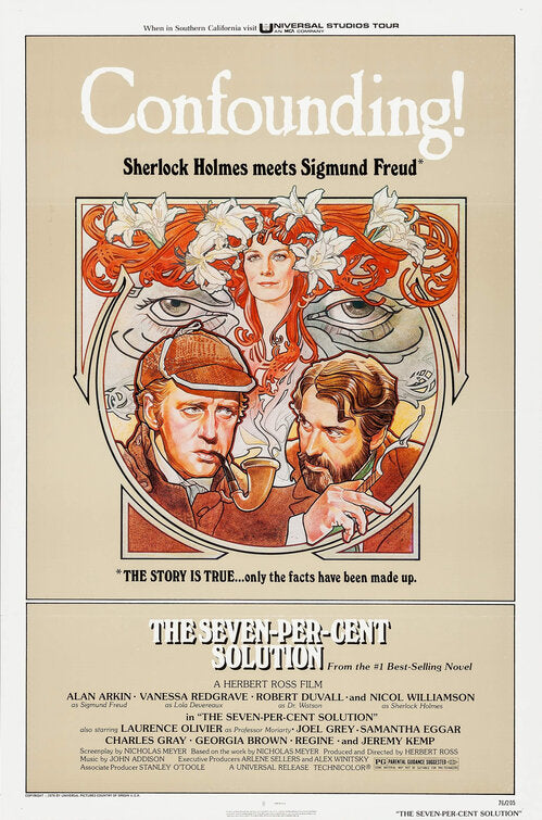 the movie poster: The Seven-Per-Cent Solution (1976)