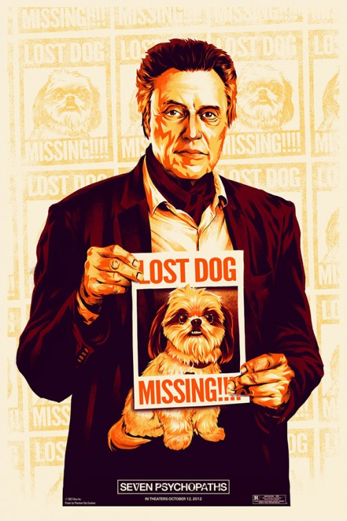 1000 piece jigsaw puzzle for the movie poster: Seven Psychopaths (2012) ver12