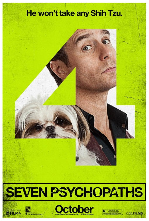 1000 piece jigsaw puzzle for the movie poster: Seven Psychopaths (2012) ver5