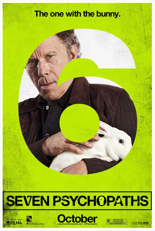 1000 piece jigsaw puzzle for the movie poster: Seven Psychopaths (2012) ver7