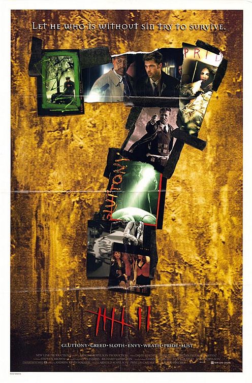 the movie poster: Seven (1995) ver2