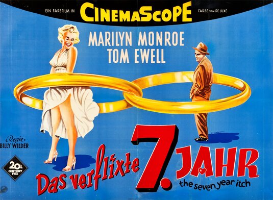 1000 piece jigsaw puzzle for the movie poster: The Seven Year Itch (1955) ver10