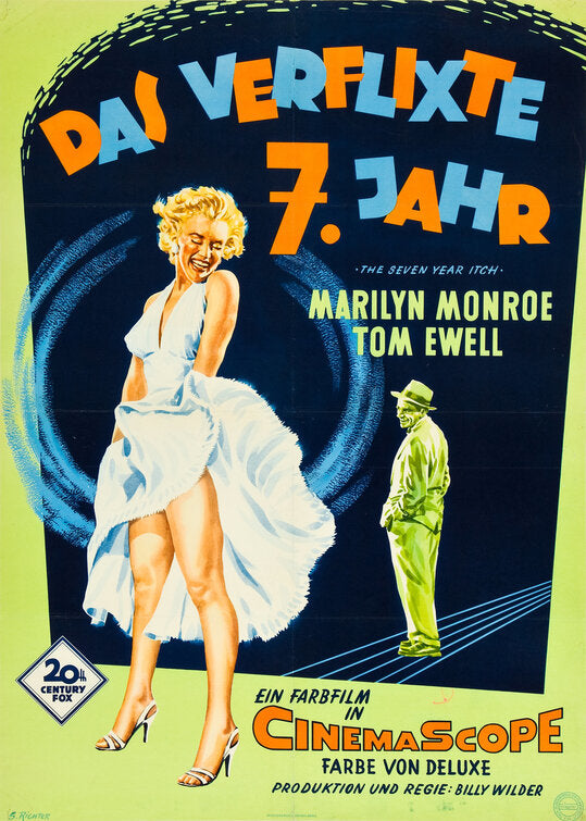 1000 piece jigsaw puzzle for the movie poster: The Seven Year Itch (1955) ver11