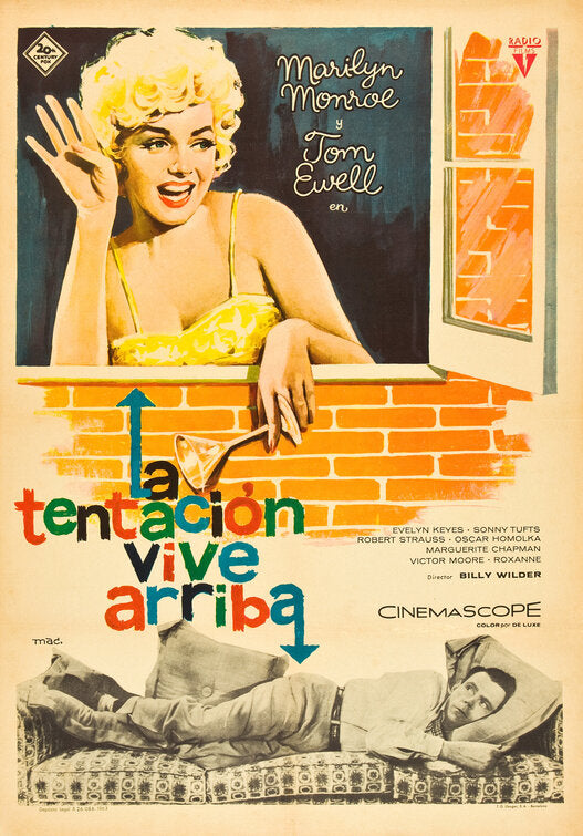 1000 piece jigsaw puzzle for the movie poster: The Seven Year Itch (1955) ver14