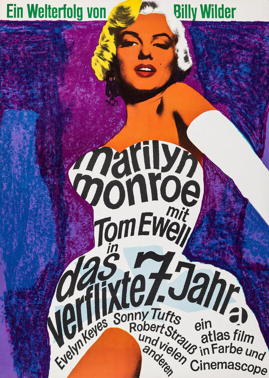 1000 piece jigsaw puzzle for the movie poster: The Seven Year Itch (1955) ver16