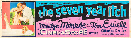 1000 piece jigsaw puzzle for the movie poster: The Seven Year Itch (1955) ver5