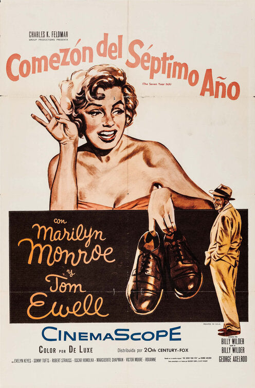 1000 piece jigsaw puzzle for the movie poster: The Seven Year Itch (1955) ver6