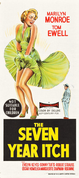 1000 piece jigsaw puzzle for the movie poster: The Seven Year Itch (1955) ver7